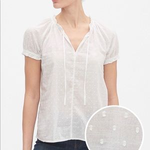 NWT 🔴 GAP ♥️ Short Sleeve Tie-Front T-Shirt